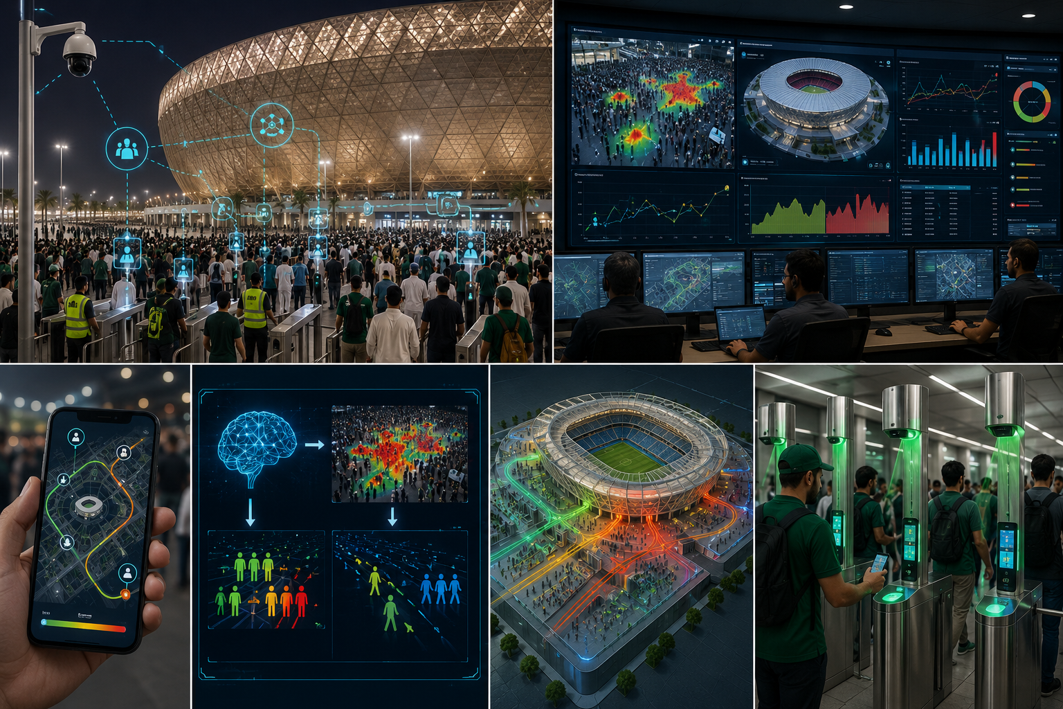 SAUDI ARABIA FIFA World Cup 2034 Integrated AI- and IoT-Based Crowd Management System