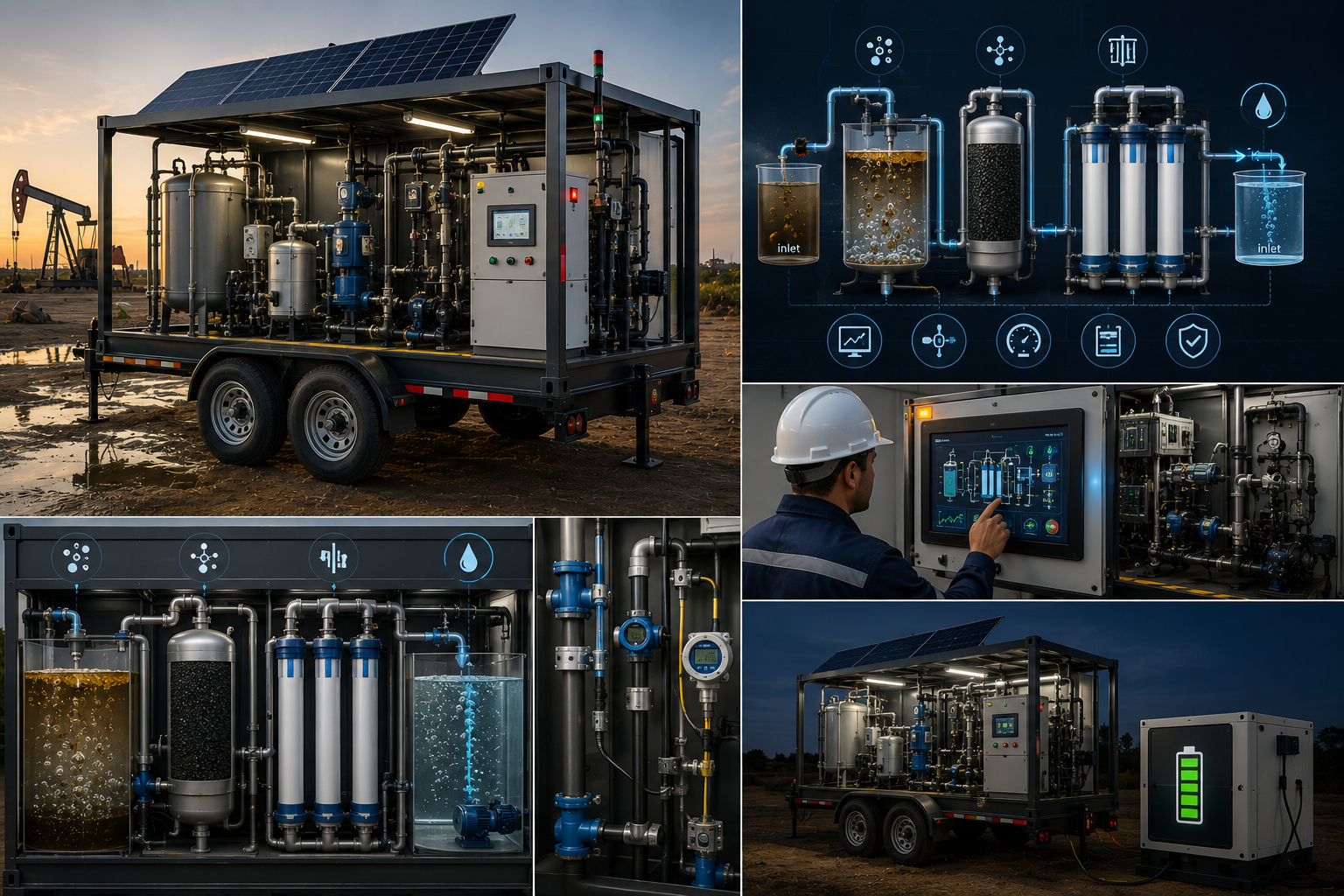 Smart Mobile Oily Water Treatment Unit