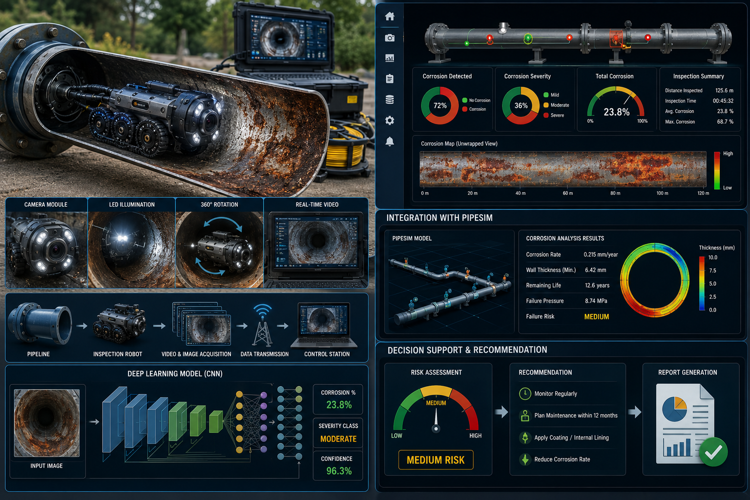 ⁠An Intelligent Pipeline Integrity System that Predicts Failures and Deploys Inspection Only Where Needed