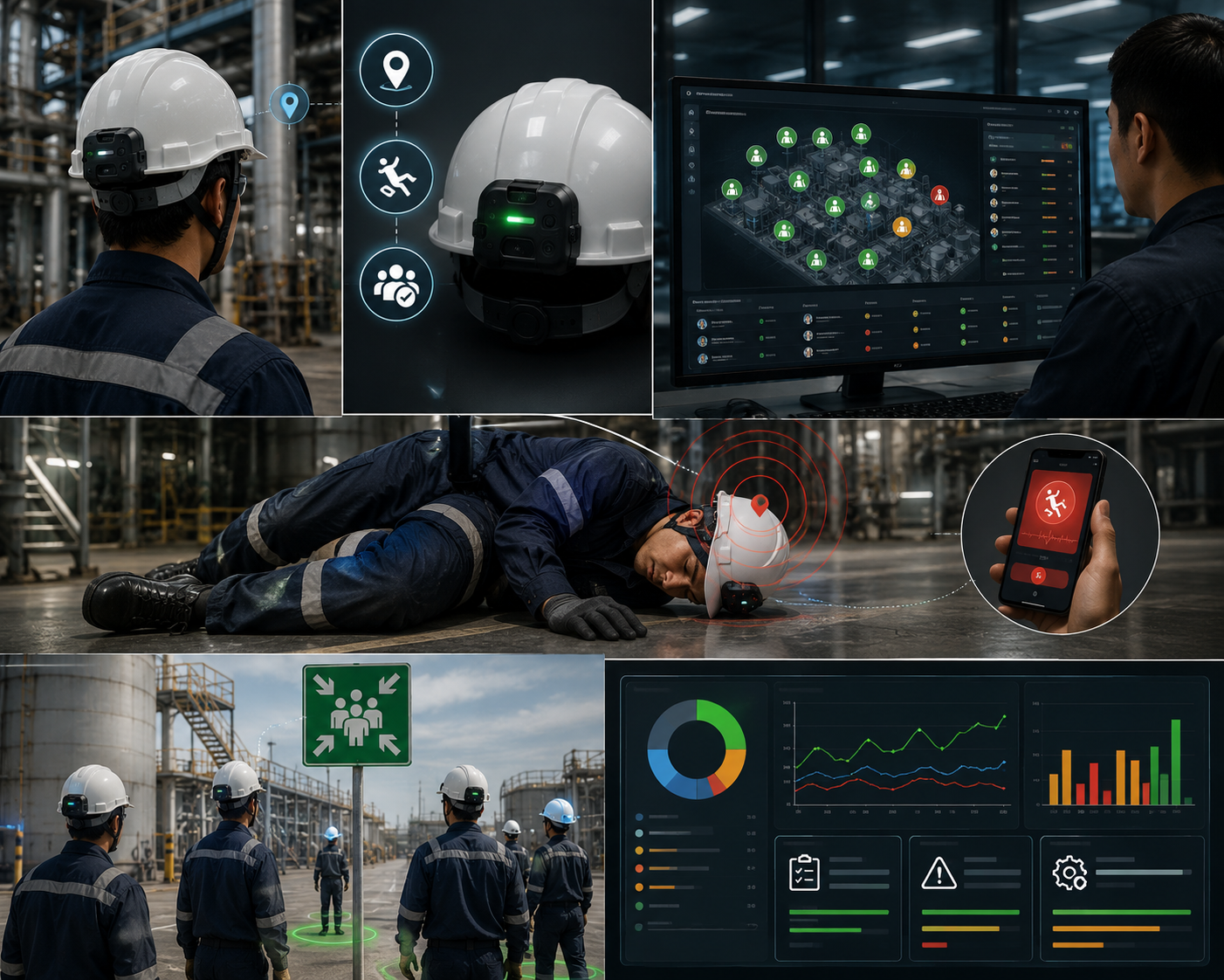 Industrial Workers Evacuation System: Integrated Tracking, Alerting, and Mustering with AI-Driven Insights
