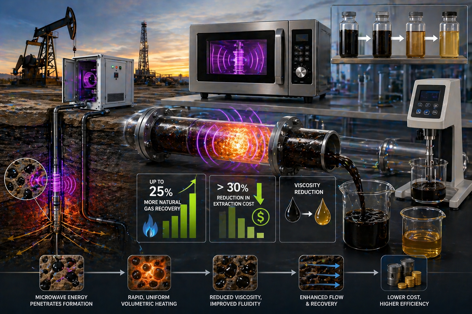 Microwave-Assisted In-Situ Oil Shale Extraction